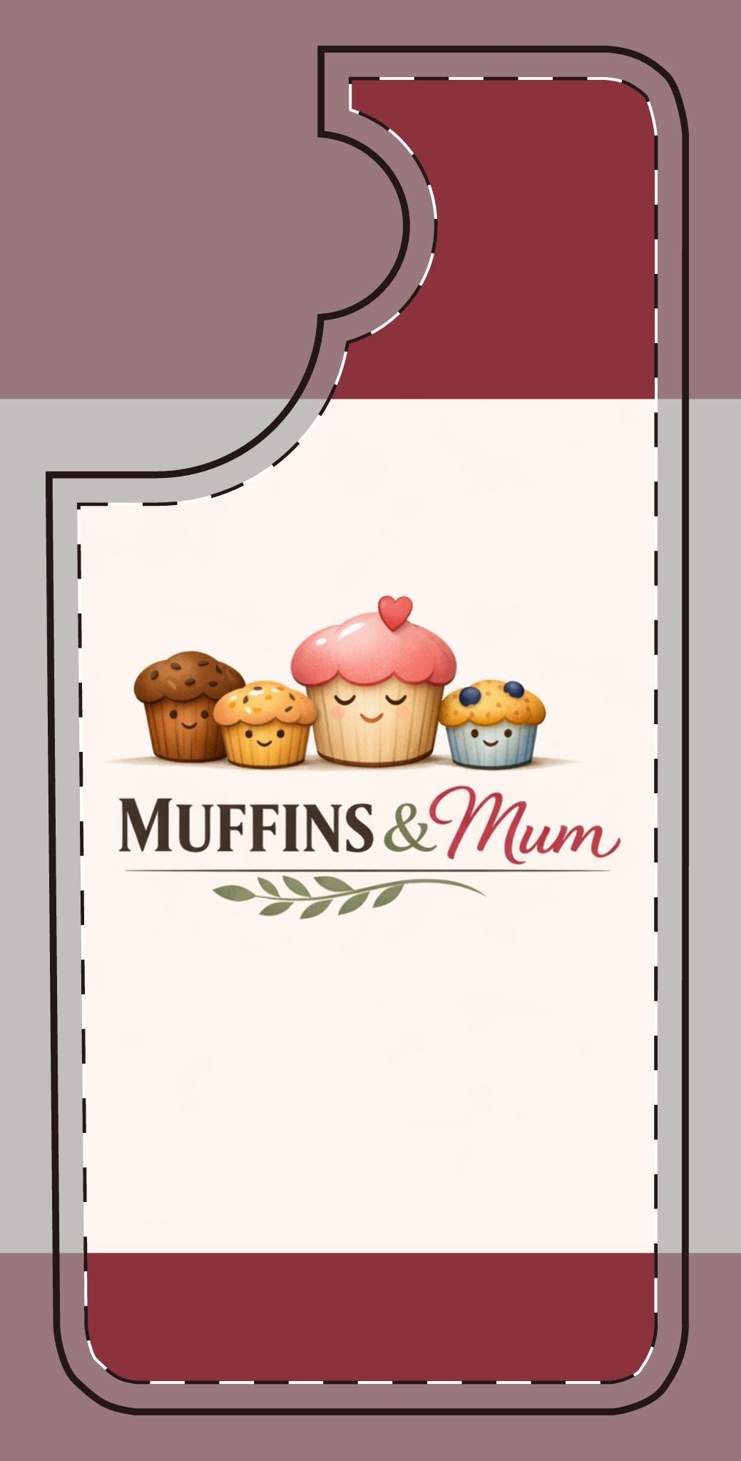 Muffins & Mum Colorful Phone Cases — Cute Silicone & TPU Protective Cover