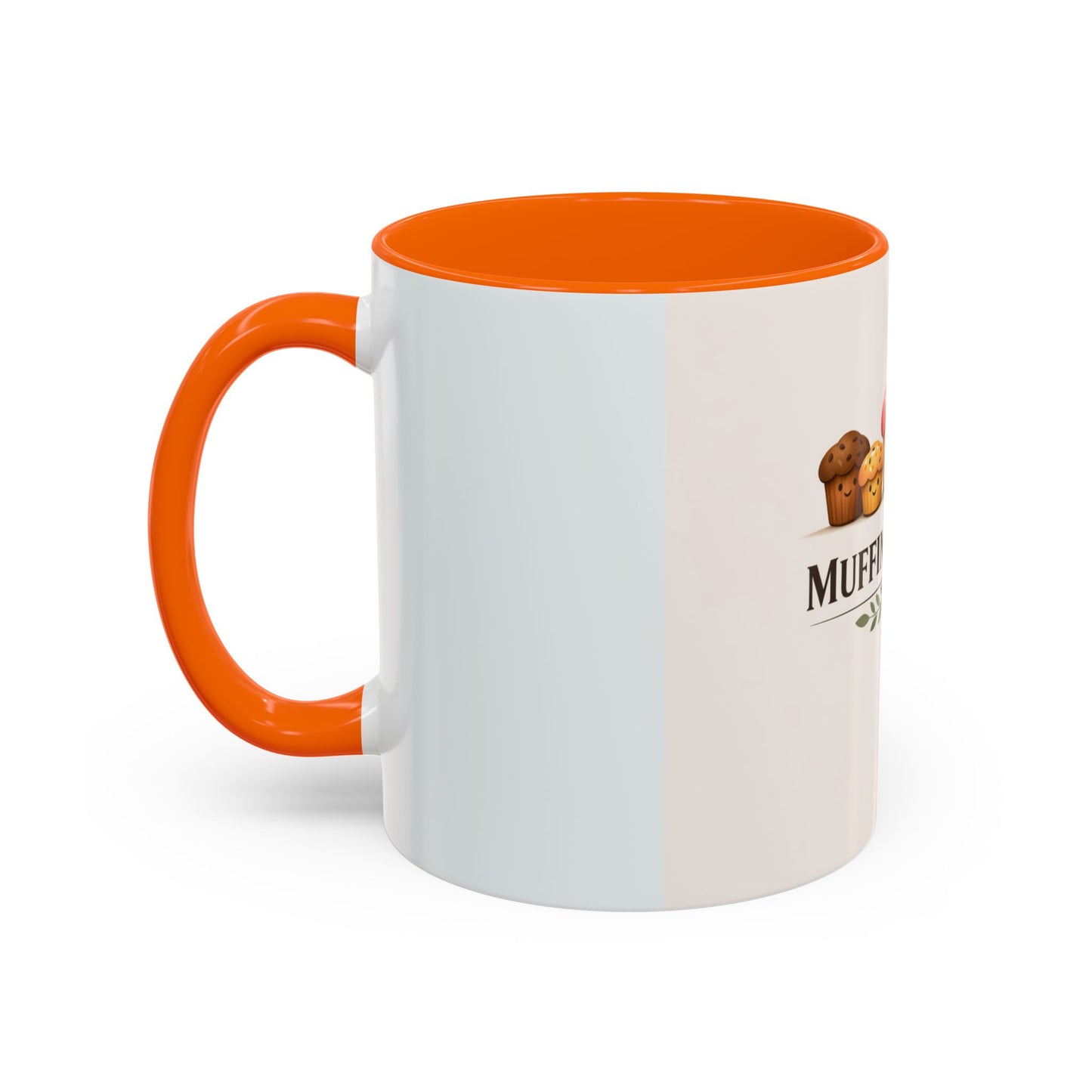 Muffins & Mum Accent Coffee Mug — Cute Baking Mom Gift (11/15 oz)