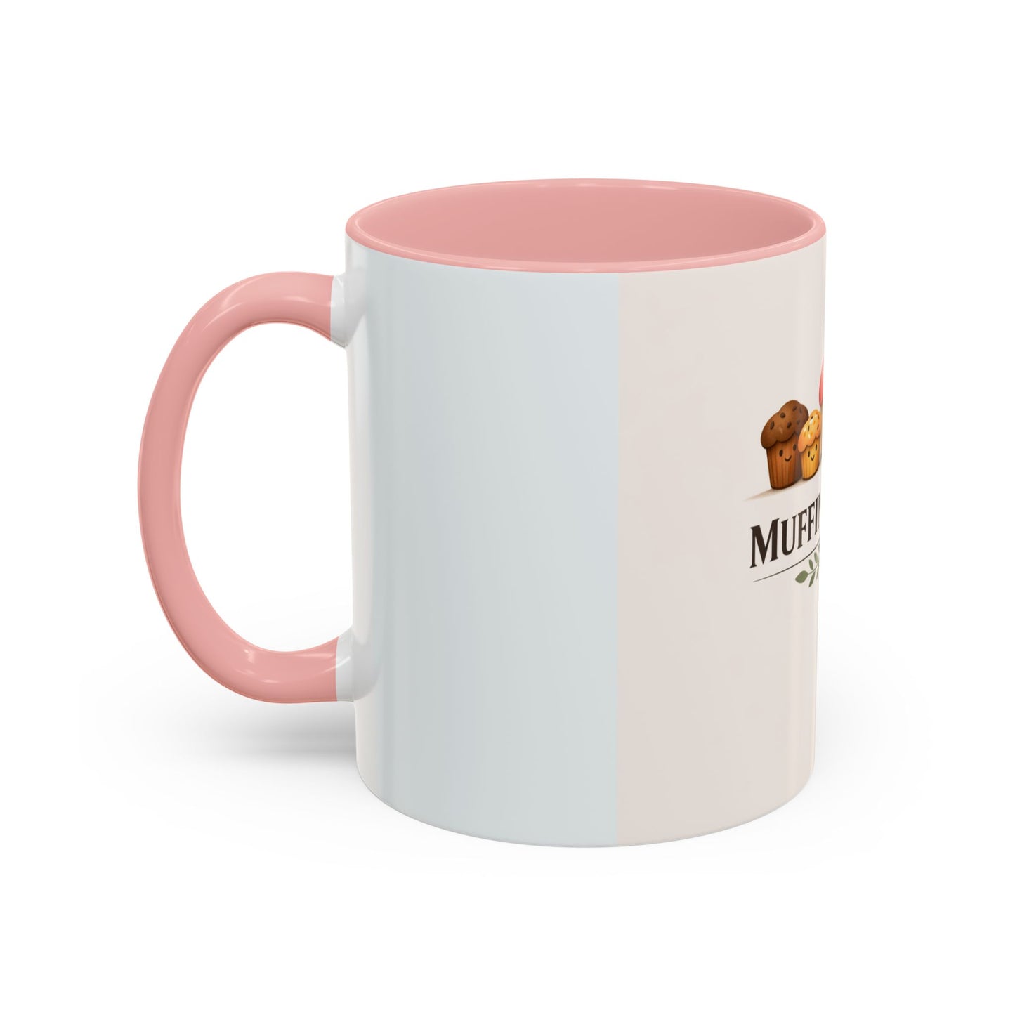 Muffins & Mum Accent Coffee Mug — Cute Baking Mom Gift (11/15 oz)