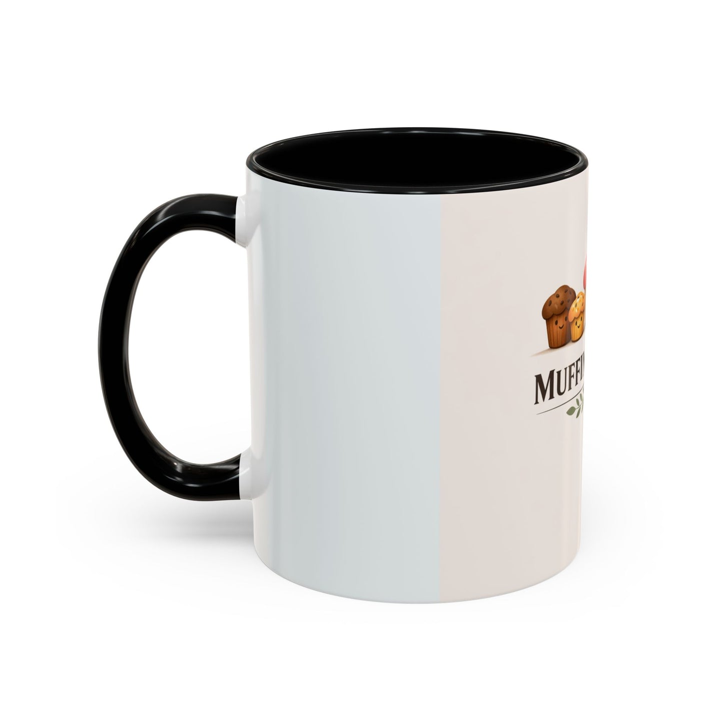 Muffins & Mum Accent Coffee Mug — Cute Baking Mom Gift (11/15 oz)