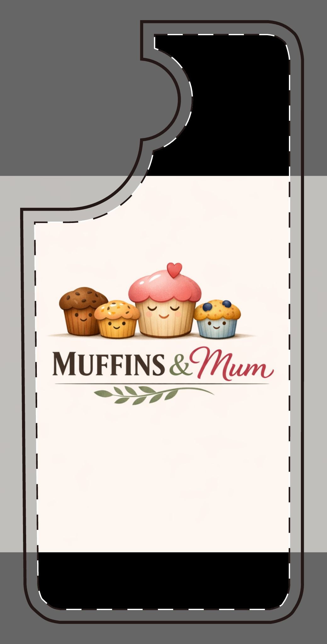 Muffins & Mum Colorful Phone Cases — Cute Silicone & TPU Protective Cover