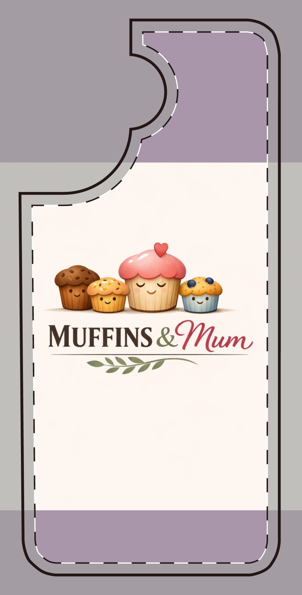 Muffins & Mum Colorful Phone Cases — Cute Silicone & TPU Protective Cover