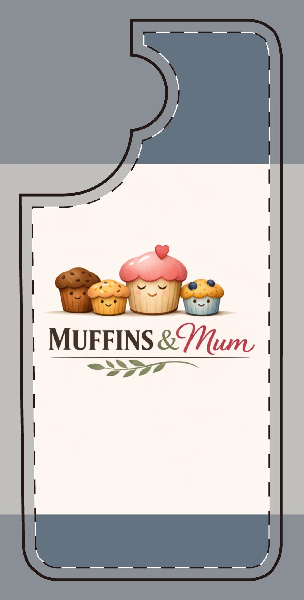 Muffins & Mum Colorful Phone Cases — Cute Silicone & TPU Protective Cover
