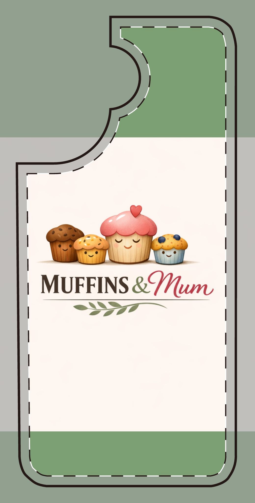 Muffins & Mum Colorful Phone Cases — Cute Silicone & TPU Protective Cover