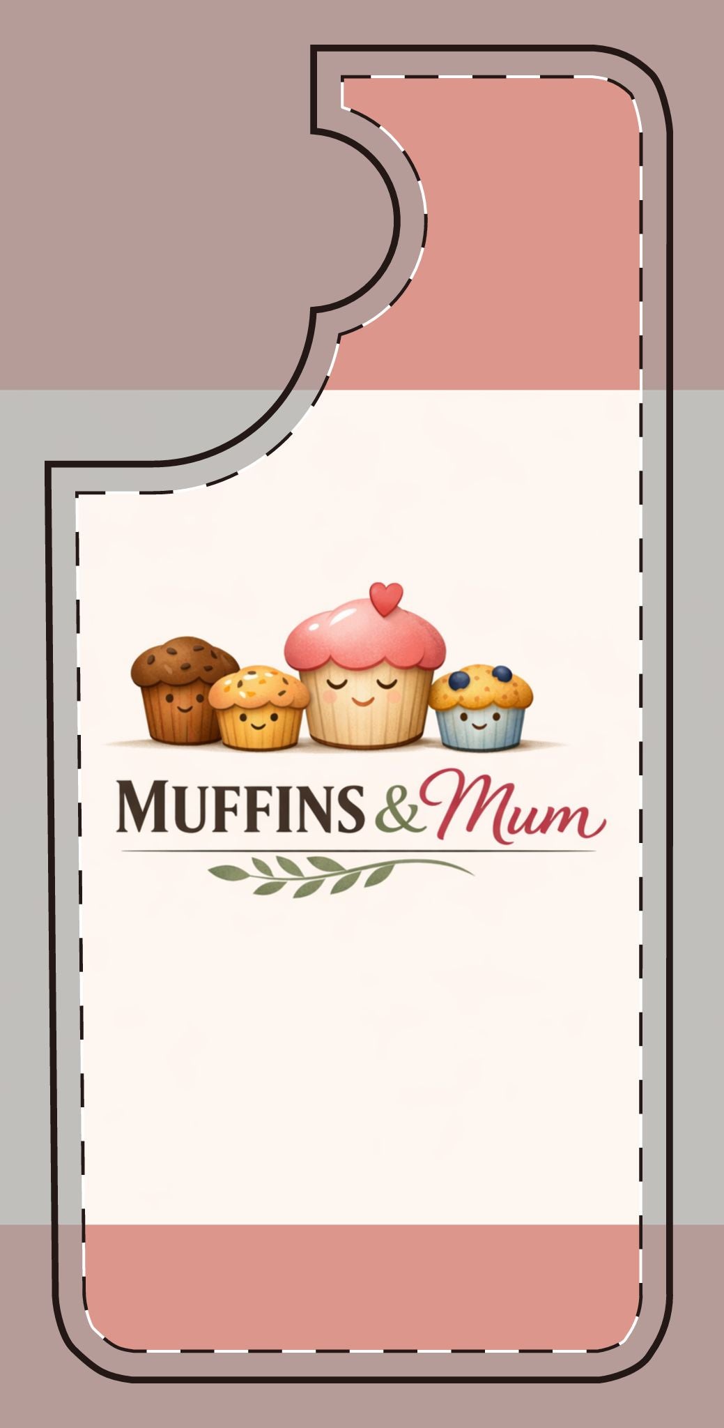 Muffins & Mum Colorful Phone Cases — Cute Silicone & TPU Protective Cover