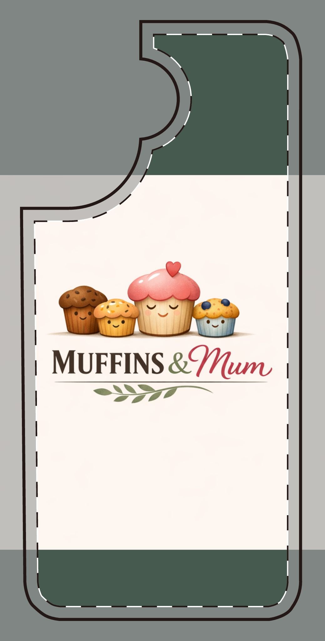 Muffins & Mum Colorful Phone Cases — Cute Silicone & TPU Protective Cover