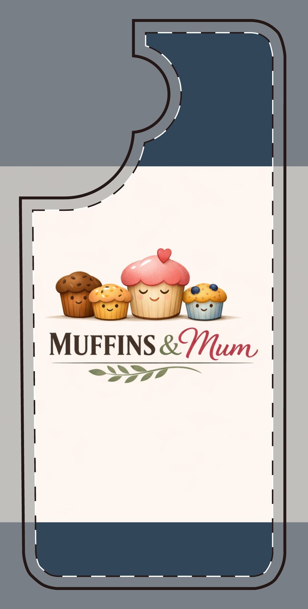 Muffins & Mum Colorful Phone Cases — Cute Silicone & TPU Protective Cover